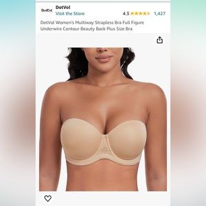Strapless Bra.